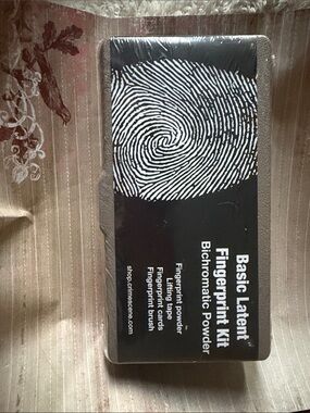 Basic Latent Fingerprint Kit - Black Bichromatic Powder